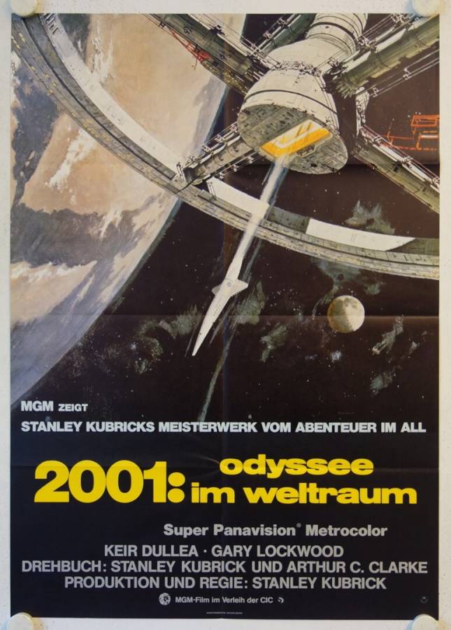 2001 - A Space Odyssey re-release german movie poster
